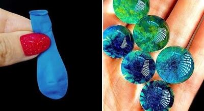۱۱ ایده جواهرسازی و صنایع دستی / طرح های رزین اپوکسی در سطحی کاملاً جدید!