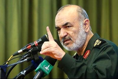 تشییع پیکر سردار سلامی در گلپایگان