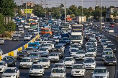 ترافیک سنگین در مسیرهای ورودی به تهران