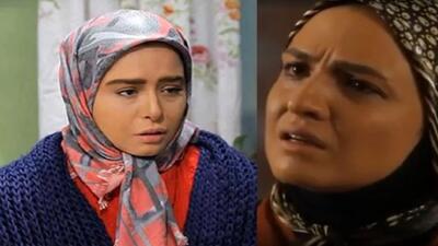 تصویر روز | کیمیا و خواهر آرش در پشت صحنه سریال کیمیا | گلی شی