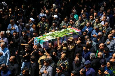تشیع پیکر شهید «محمد نشومی» در ساری