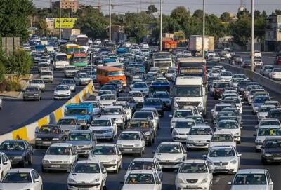 ترافیک سنگین در مسیرهای ورودی به تهران