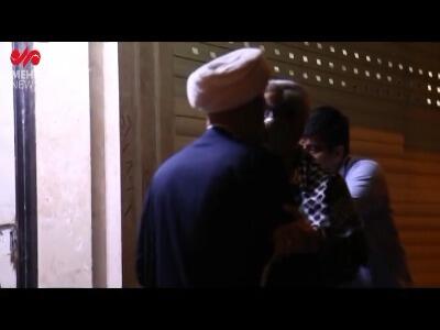 لحظه اعلام خبر شهادت پاسدار هرمزگانی به خانواده شهید