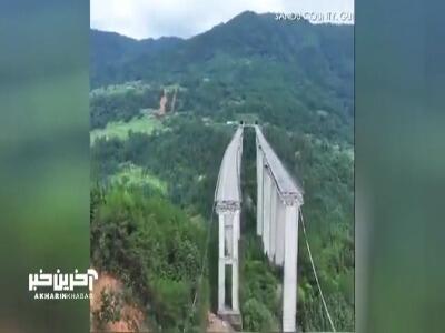 نجات معجزه آسای راننده تریلی در آخرین لحظات!