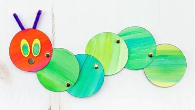 آموزش ساخت کاردستی کرم ابریشم برای کودکان