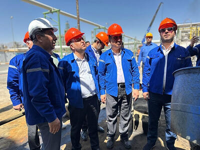 تعمیرات اساسی پتروشیمی شازند در حال اجرا