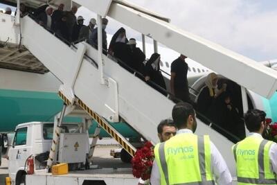 بازگشت هوایی حجاج ایرانی از طریق فرودگاه بین‌المللی مشهد