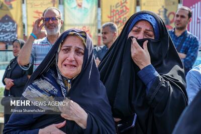 شهید مدافع وطن سعید قره داغی در اسلامشهر تشییع شد