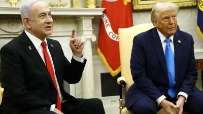 ترامپ به دفاع از نخست‌وزیر اسرائیل برخاست / محاکمه نتانیاهو فساد سیاسی است!