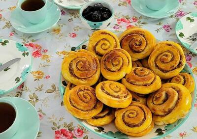طرز تهیه نان خرمایی لطیف کرمانشاهی به روش بازاری
