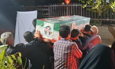 گزارش خبرنگار SNN TV از مراسم وداع با پیکر شهید سید داود شیروانی در معراج‌الشهدا شهرکرد+فیلم