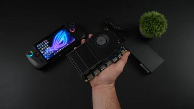 ترکیب ROG Ally X و eGPU مجهز به RTX 5060؛ رقیبی جدی برای دسکتاپ‌ها