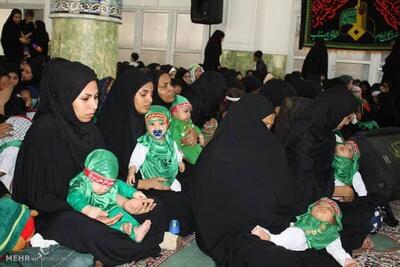 همایش شیرخواران حسینی در مسجد امام خمینی میناب برگزار شد 