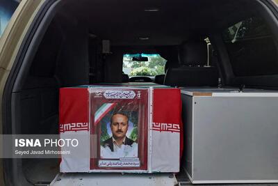 تصاویر؛ تشییع دانشمند هسته‌ای و ۱۲ عضو خانواده‌اش در آستانه اشرفیه