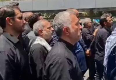 فیلم/ حضور وزیر آموزش و پرورش در مراسم تشییع برادر شهیدش