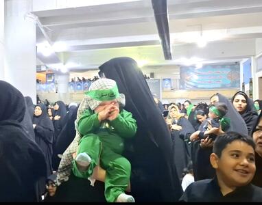 سوگ شش‌ماهه کربلا در آغوش مادران گلپایگان