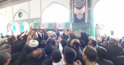 تشییع باشکوه پیکر مطهر سردار محرابی در اهواز