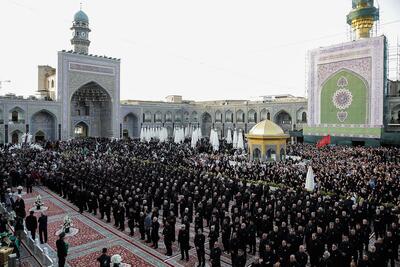 تصاویری از آئین اذن عزا در حرم مطهر امام رضا (ع) | شفقنا