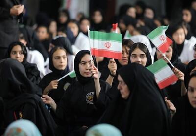 اجتماع بانوان ورزشکار مشهدی در محکومیت جنایات رژیم صهیونی - تسنیم