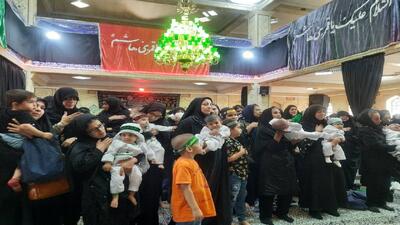 همایش شیرخوارگان حسینی در ۸۰ مسجد و حسینیه ساوجبلاغ  برگزار شد