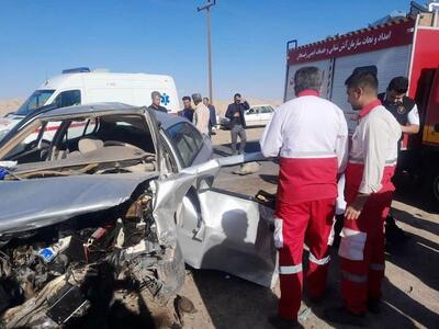 تصادف مرگبار دو سواری پژو در اردبیل