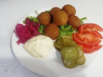 یک روش متفاوت برای پخت فلافل