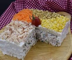 کیک مرغ، پیش غذایی سرد و خوشمزه