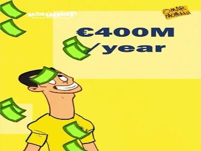 دستمزد باورنکردنی رونالدو در تمدید با النصر به روایت انیمیشن