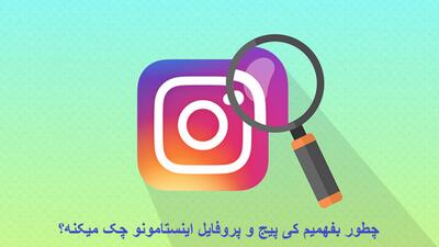 چطور بفهمیم کی پیج و پروفایل اینستامونو چک میکنه؟