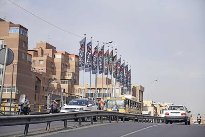 شهر؛ غرق در ماتم حسین (ع)