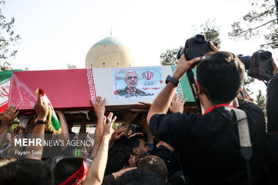 تشییع پیکر سردار شهید محمد باقری