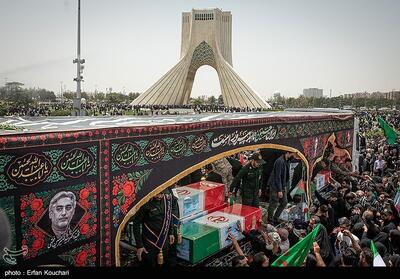 تشییع شهدای اقتدار ملی در تهران -5- عکس خبری تسنیم | Tasnim