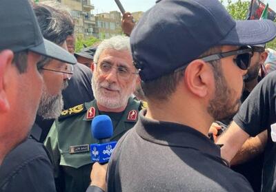 سردار قاآنی: تا اینجا با موفقیت رفتیم و بعد از این هم با قدرت پیش می‌رویم - تسنیم