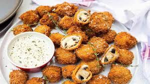 قارچ سوخاری به سبک رستورانی