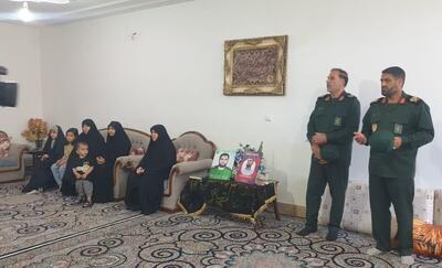 دیدار فرماندهان سپاه لرستان با ۵ خانواده شهید حمله تروریستی رژیم صهیونی