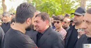 ببینید| لحظه‌ای که دل ایران لرزید/ تصاویر بغل گرفتن فرزند شهید توسط مخبر