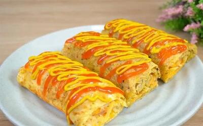 من هرگز سیب زمینی به این خوشمزگی نخورده بودم طرز تهیه رولت سیب زمینی با سبزیجات!