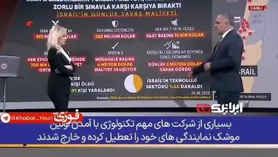 ببینید| گزارش جالب CNN ترکیه از خسارات هنگفت میلیاردی رژیم صهیونی در جنگ ۱۲ روزه