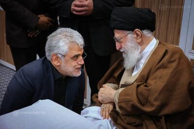 تصاویر دانشمندان هسته ای شهید در دیدار با رهبر انقلاب