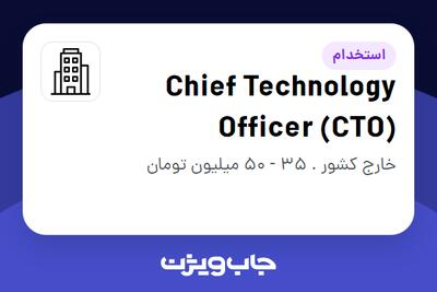 استخدام Chief Technology Officer (CTO) در Company active in Finance / Investment industry
