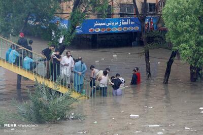 ۷ کشته و ۲۷ زخمی در پی بارش باران‌های موسمی در پنجاب پاکستان