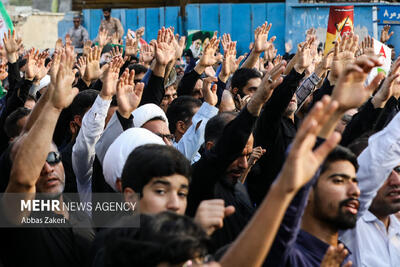انتظار مردم همدان برای ورود پیکر مطهر سپهبد شهید علی شادمانی