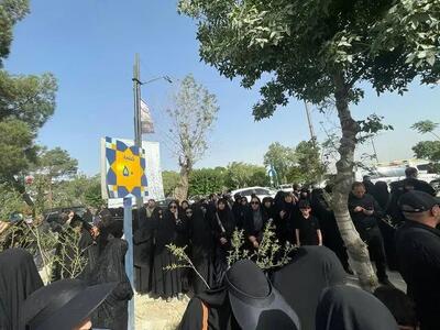 مراسم خاکسپاری شهیدان حاجی‌زاده و باقری برگزار شد