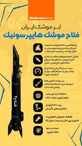 اینفوگرافی| فتاح موشک هایپرسونیک