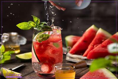 طرز تهیه موهیتوی هندوانه برای نذری محرم