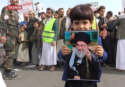 سنگ تمام یمنی‌ها برای پیروزی ایران بر اسرائیل- فیلم دفاتر خارجی تسنیم | Tasnim