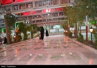 بهسازی گلزار شهدای گمنام و مدافع حرم در بهشت معصومه قم - تسنیم