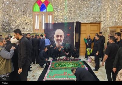 پیکر شهید‌ سلامی ‌در حرم عبدالعظیم‌ آرام گرفت- عکس صفحه استان تسنیم | Tasnim