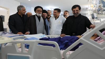 عیادت از مجروحان ۱۲روزه جنگ تحمیلی اسرائیل در قم