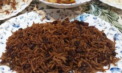 طرز تهیه سیاه پلو نذری (قوام پلو) به روش گیلانی